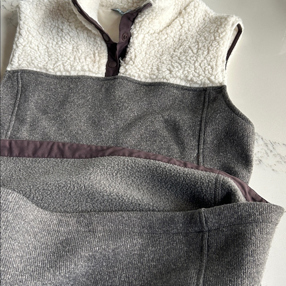 Title nine Callitrix Fleece vest dress - Picture 7 of 9